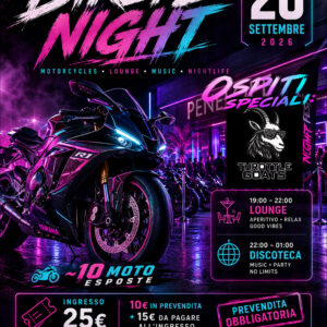BIKERZ NIGHT – Prevendita obbligatoria | 20 Settembre 2026
